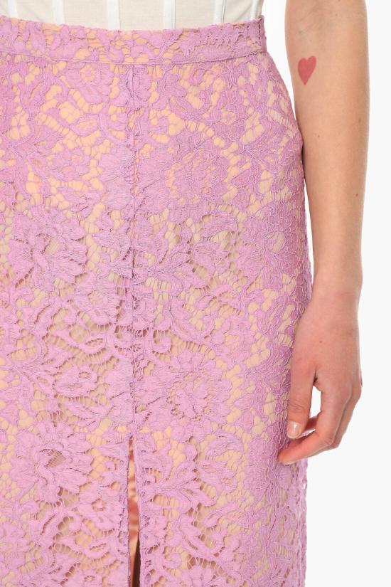  슈퍼 블론드 스커트 SB LONG LACE SKIRT4 Violet - SUPER BLOND