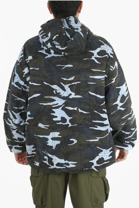  웰던 후드 티셔츠 WD JP1 22 015 UKK Multicolor - WE11DONE