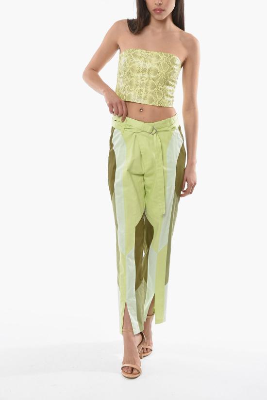  키코 코스타디노브 스트레이트 팬츠 KKWSS22T02 05 Green - KIKO KOSTADINOV