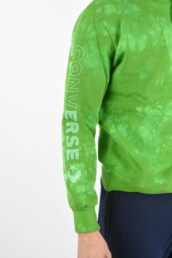  컨버스 후드 티셔츠 10021317 A02 Green - CONVERSE