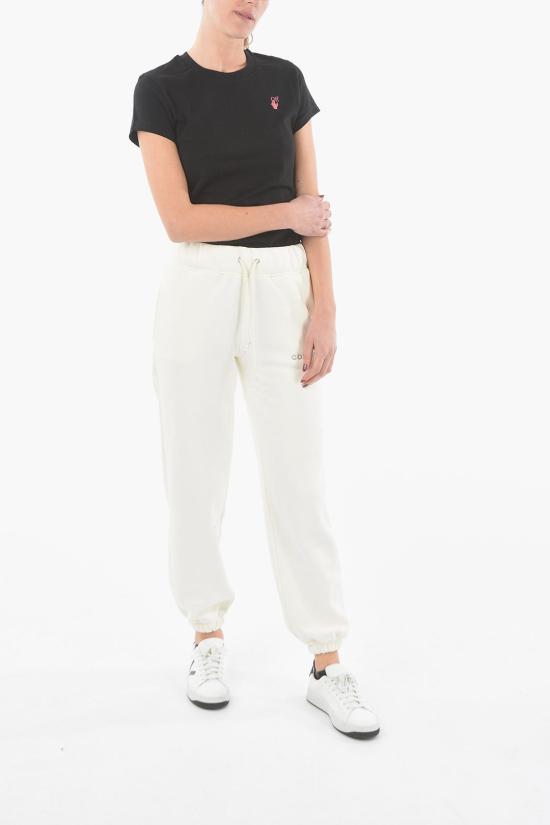  컨버스 트레이닝/조거 팬츠 10023718 A08 White - CONVERSE