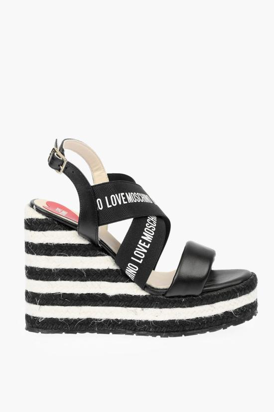  모스키노 힐/펌프스 JA1606BI0CJC0000 Black & White - MOSCHINO