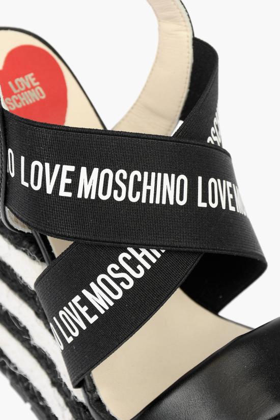  모스키노 힐/펌프스 JA1606BI0CJC0000 Black & White - MOSCHINO