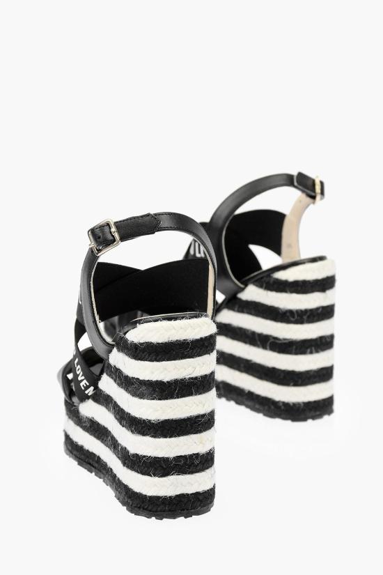  모스키노 힐/펌프스 JA1606BI0CJC0000 Black & White - MOSCHINO