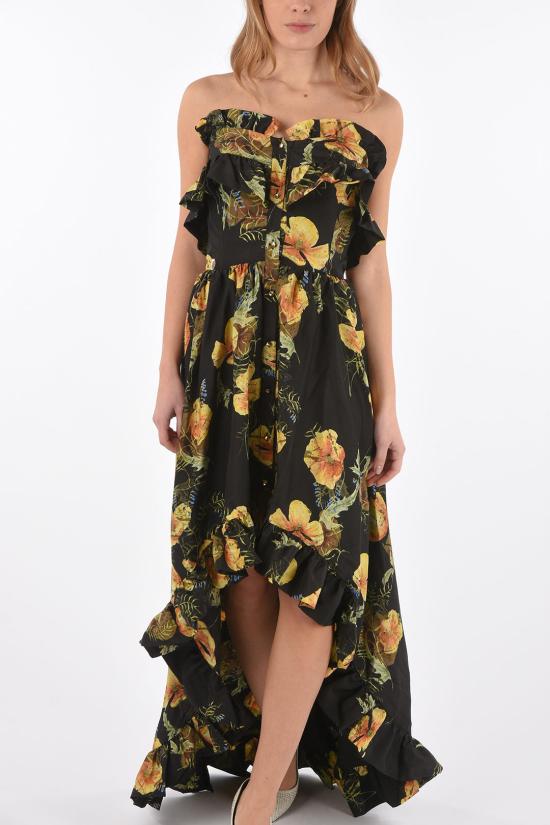  필립 플레인 롱 원피스 F18C WRG0751 PTE104N 0209 Giallo, Nero - PHILIPP PLEIN