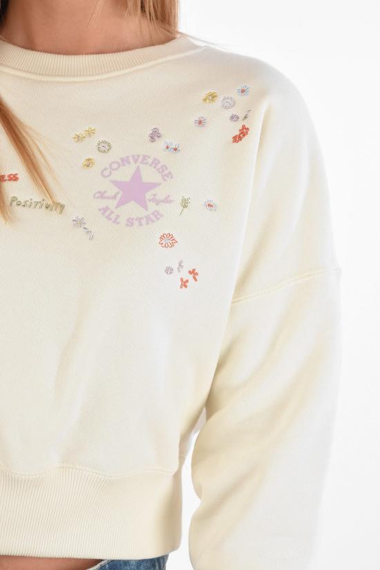  컨버스 긴팔 티셔츠 10024229 A01 White - CONVERSE