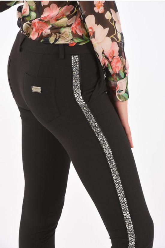  필립 플레인 레깅스 F18C WRT0412 PTE109N 02 Black - PHILIPP PLEIN