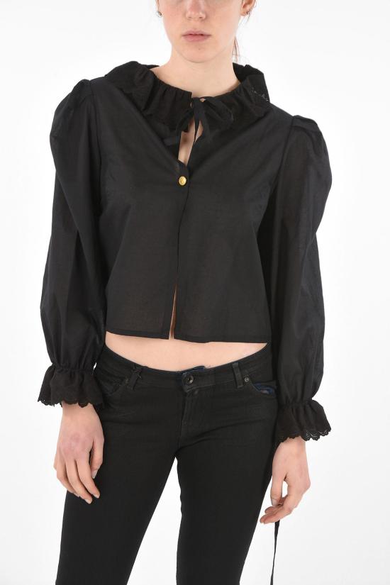  오로르 반 밀헴 블라우스 IRISSI BLK Black