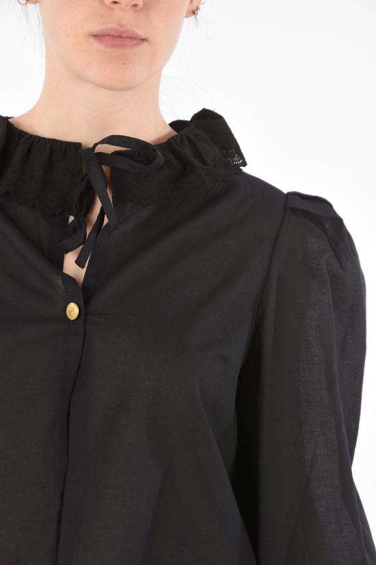  오로르 반 밀헴 블라우스 IRISSI BLK Black - AURORE VAN MILHEM