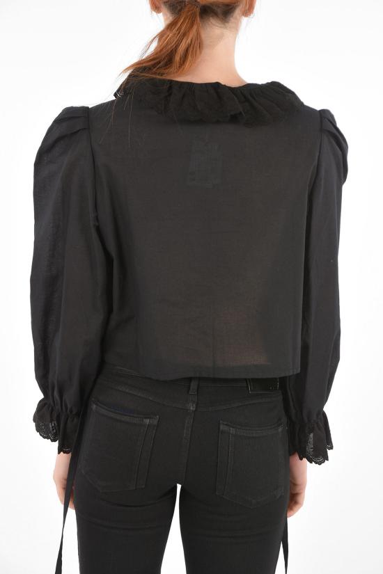  오로르 반 밀헴 블라우스 IRISSI BLK Black - AURORE VAN MILHEM