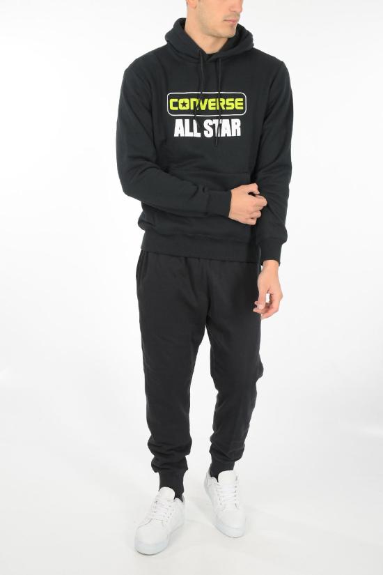  컨버스 후드 티셔츠 10023305 A02 Black - CONVERSE