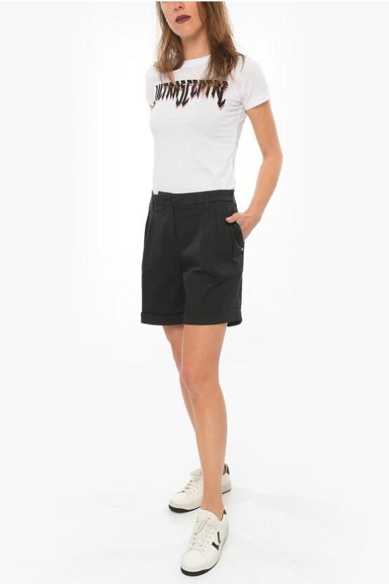  페이 / 여성 데님 숏팬츠 반바지 NTW834054T GUP B999 Black BPG - FAY