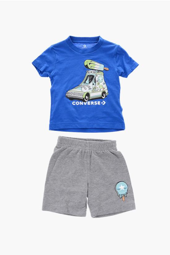  [키즈] 컨버스 쇼츠/버뮤다 8CC658 042 Blu Grigio