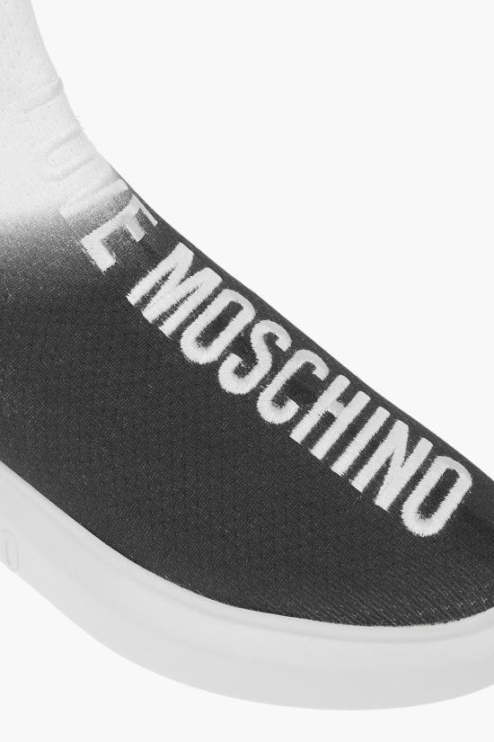  모스키노 스니커즈 JA15274G1EIZF00A Black White - MOSCHINO