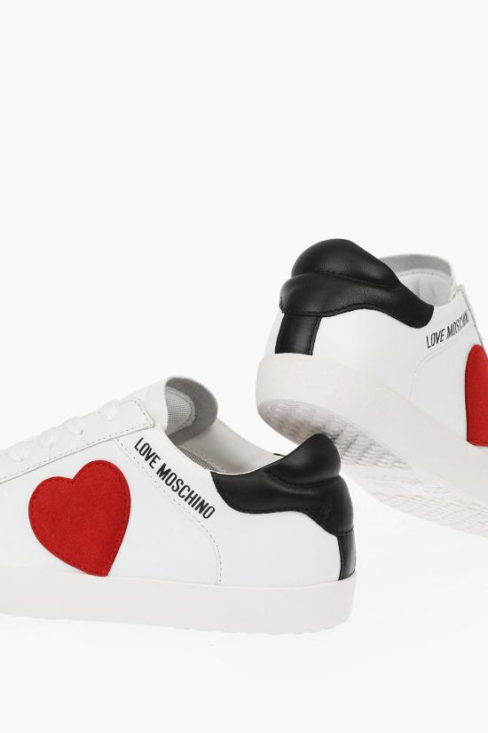 모스키노 스니커즈 JA15402G1EI4310A Rosso Bianco e Nero - MOSCHINO