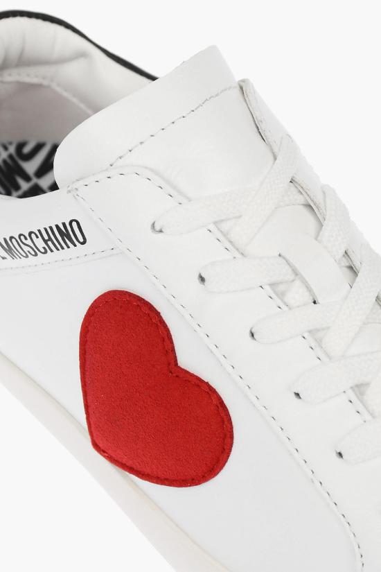  모스키노 스니커즈 JA15402G1EI4310A Rosso Bianco e Nero - MOSCHINO