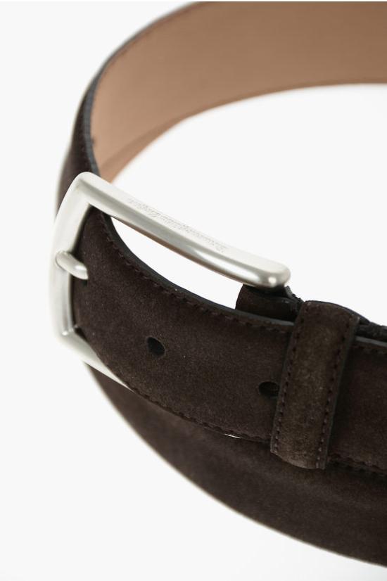  에르메네질도제냐 가죽 벨트 J1261B B3CT3G TDM Brown - ERMENEGILDO ZEGNA