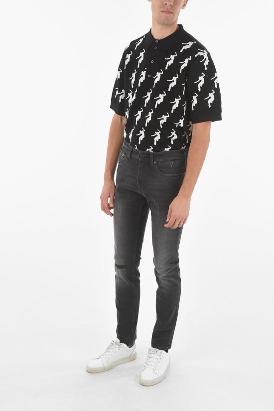  닐바렛 데님 팬츠 PBDE006S G9804 495 Gray - NEIL BARRETT