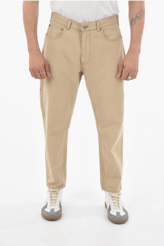  익소스 스트레이트 팬츠 J22E70028 AL CORDA Beige