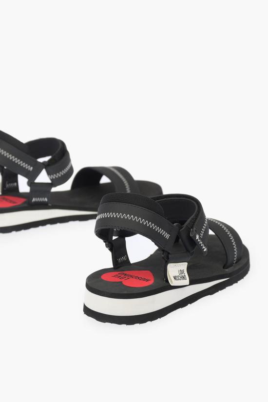  모스키노 샌들 JA16013G1EI20000 Black - MOSCHINO