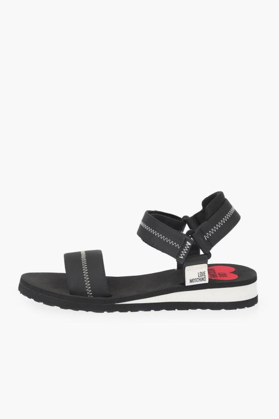  모스키노 샌들 JA16013G1EI20000 Black - MOSCHINO