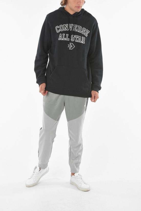  컨버스 후드 티셔츠 10024982 A01 Black - CONVERSE