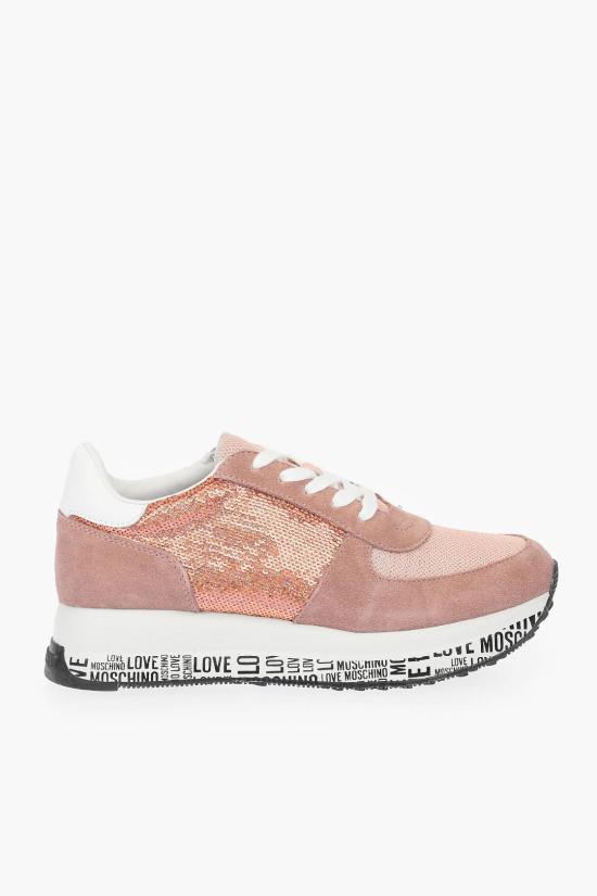  모스키노 스니커즈 JA15394G1EIV160A Rosa Bianco e Nero - MOSCHINO