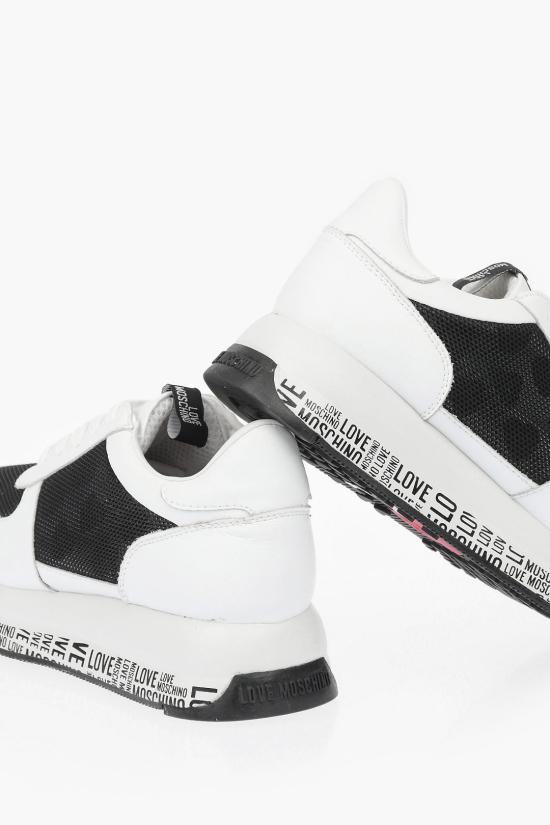  모스키노 스니커즈 JA15384G1EIA810A Black White - MOSCHINO