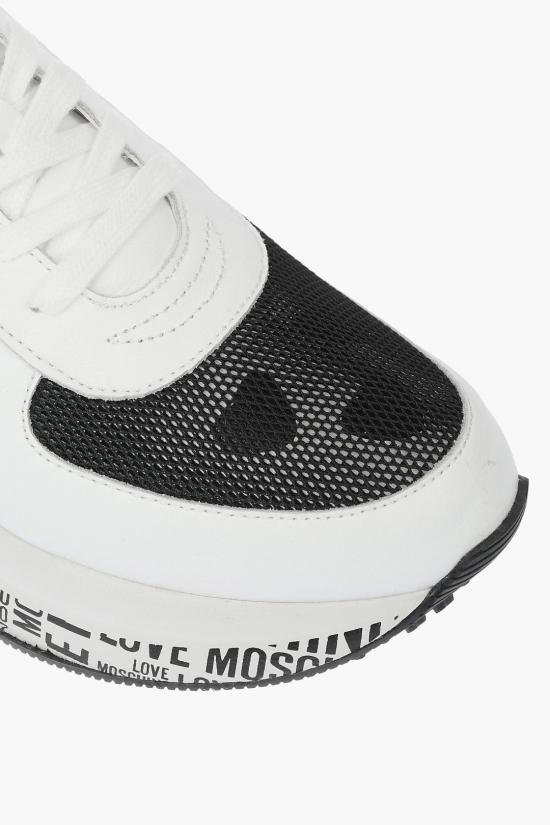  모스키노 스니커즈 JA15384G1EIA810A Black White - MOSCHINO