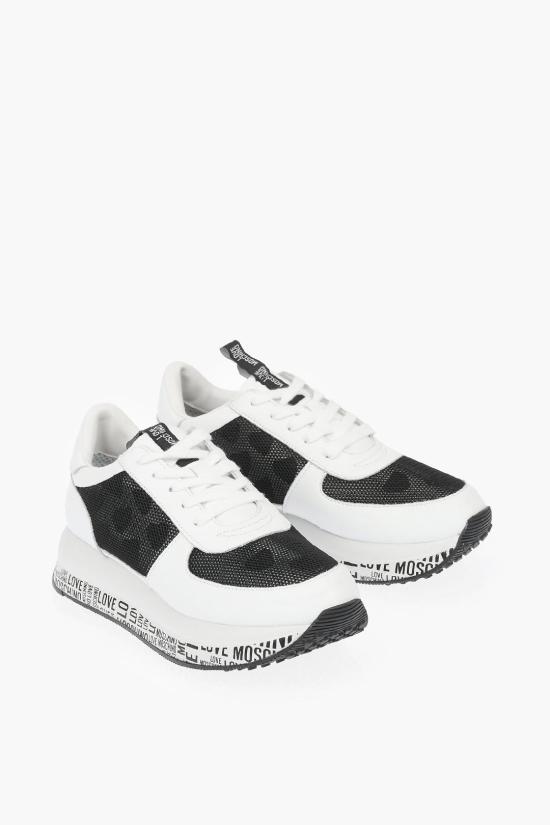  모스키노 스니커즈 JA15384G1EIA810A Black White
