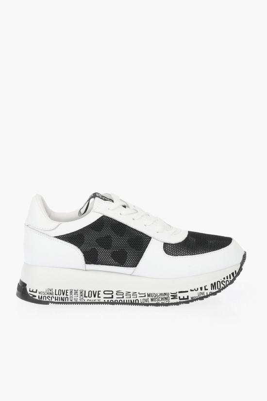  모스키노 스니커즈 JA15384G1EIA810A Black White - MOSCHINO