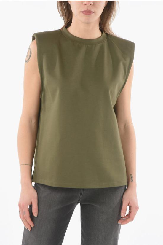  익소스 민소매 티셔츠 Z22E25196STA ARMY Green