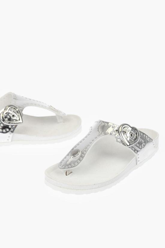  모스키노 뮬/슬리퍼 JA28113G1CIC0902 Bianco, Argento