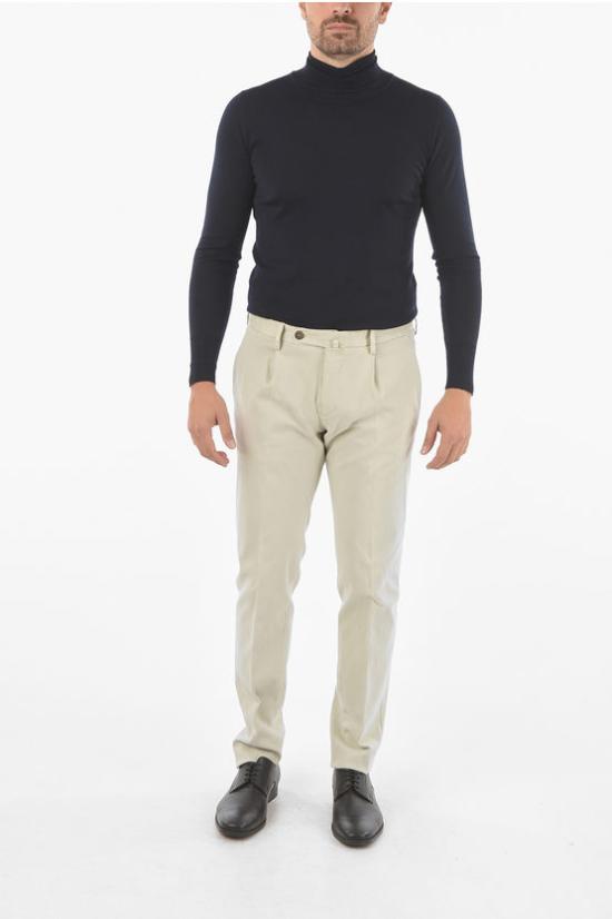  꼬르넬리아니 치노 팬츠 844EV2 9820198 035 White - CORNELIANI