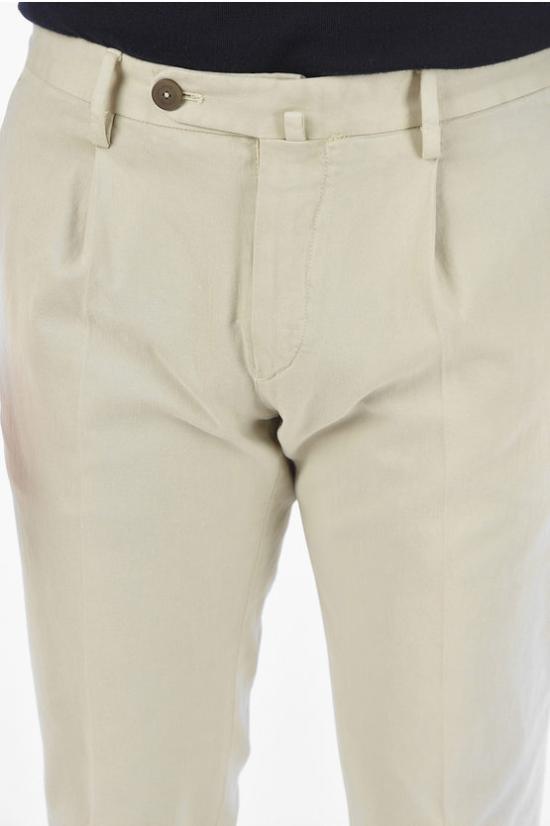  꼬르넬리아니 치노 팬츠 844EV2 9820198 035 White - CORNELIANI