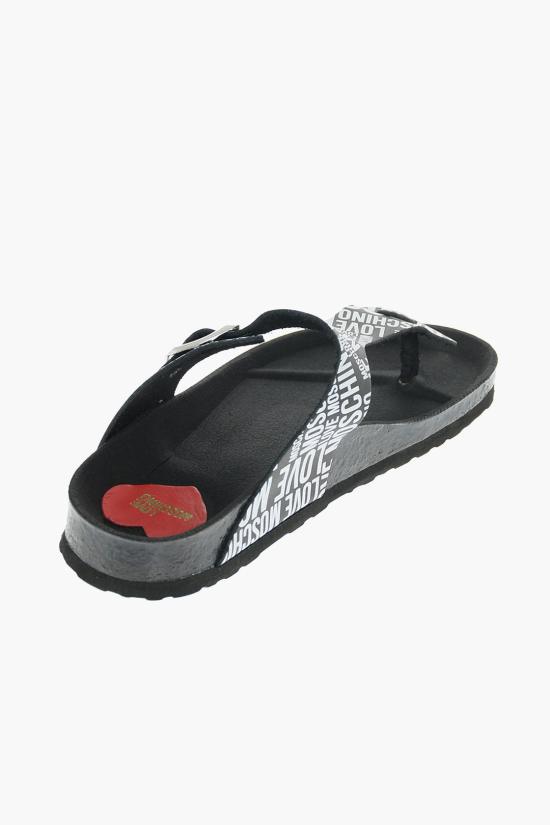  모스키노 뮬/슬리퍼 JA28133G1CIJ000A Black & White - MOSCHINO