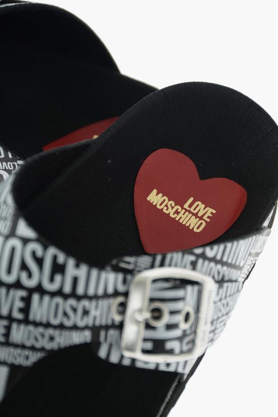  모스키노 뮬/슬리퍼 JA28133G1CIJ000A Black & White - MOSCHINO