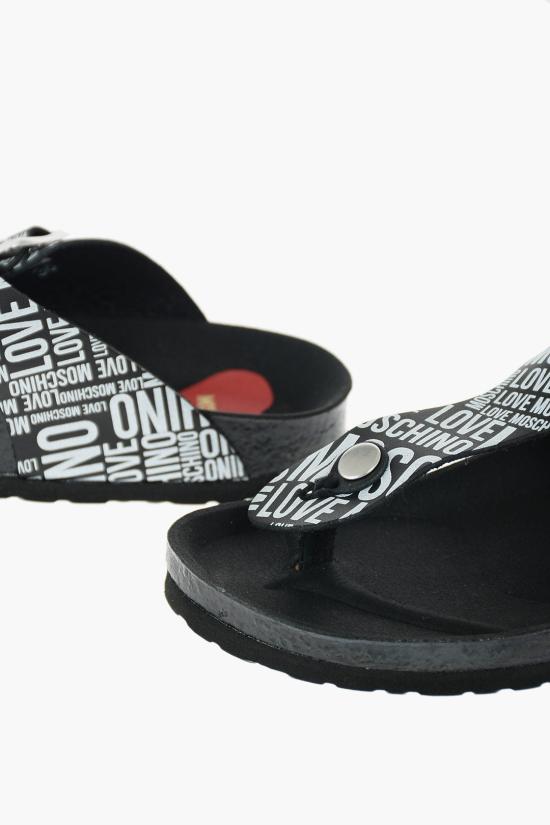  모스키노 뮬/슬리퍼 JA28133G1CIJ000A Black & White - MOSCHINO