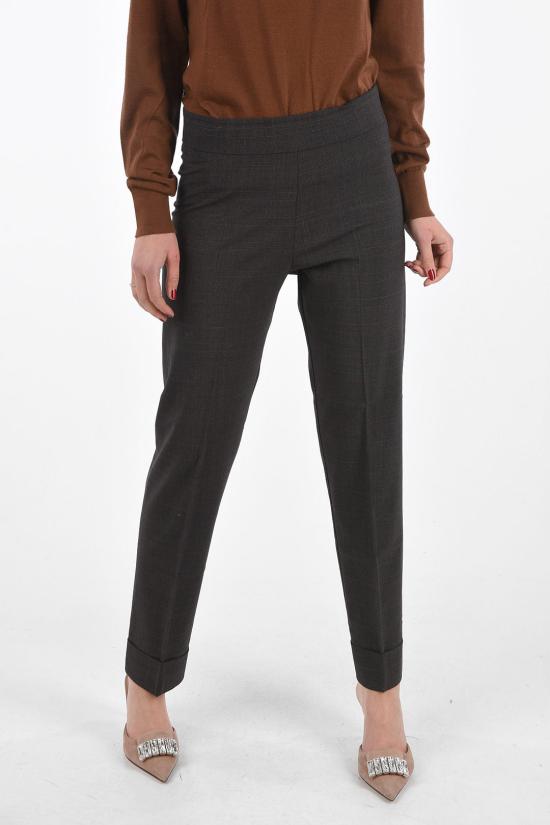  에비뉴 몽테뉴 스트레이트 팬츠 F1564 BROWNPLAID Gray