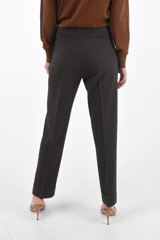  에비뉴 몽테뉴 스트레이트 팬츠 F1564 BROWNPLAID Gray - AVENUE MONTAIGNE