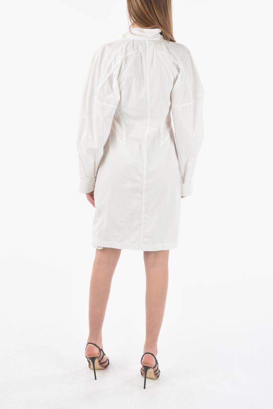  보테가베네타  숏 원피스 드레스 686986VA5Y0 K 9068 White - BOTTEGA VENETA