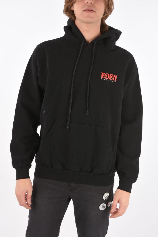  에덴 파워 코프 후드 티셔츠 SS21027BLR Black