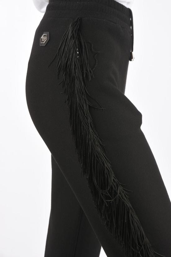  필립 플레인 스트레이트 팬츠 F18C WJT0416 PJO002N 02 Black - PHILIPP PLEIN