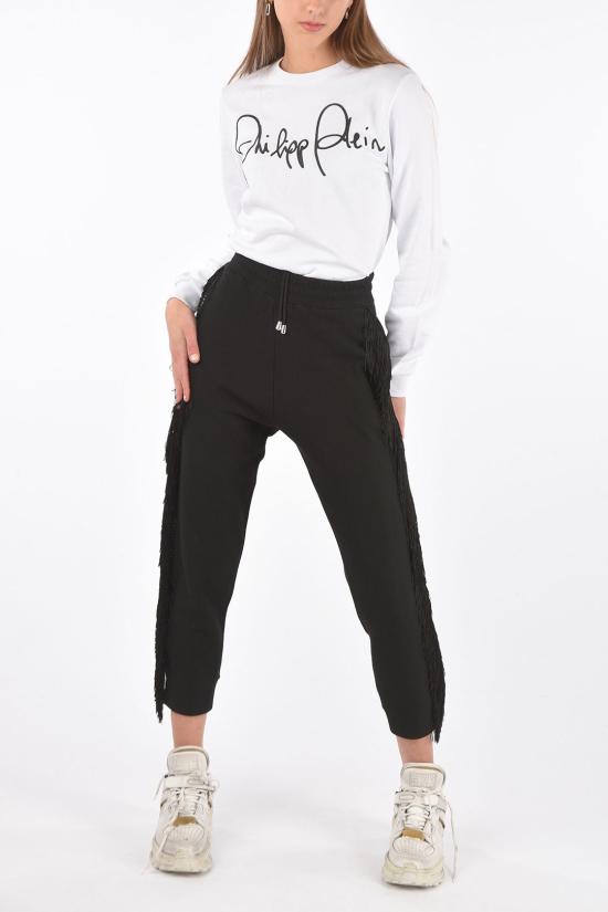  필립 플레인 스트레이트 팬츠 F18C WJT0416 PJO002N 02 Black - PHILIPP PLEIN