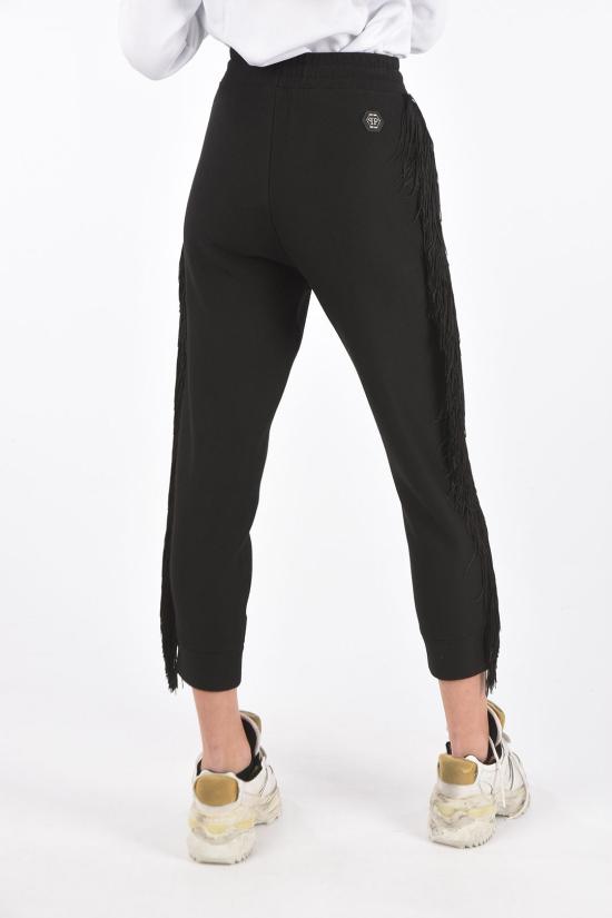  필립 플레인 스트레이트 팬츠 F18C WJT0416 PJO002N 02 Black - PHILIPP PLEIN