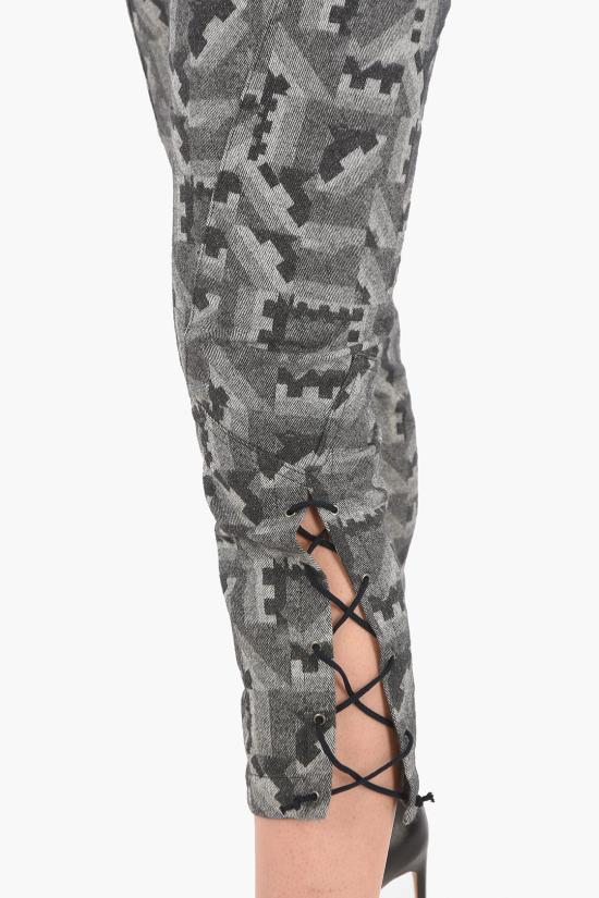  디젤 스트레이트 크롭 팬츠 00S0JM BG33C 89I Gray - DIESEL