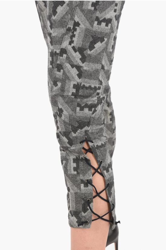  디젤 스트레이트 크롭 팬츠 00S0JM BG33C 89I Gray - DIESEL