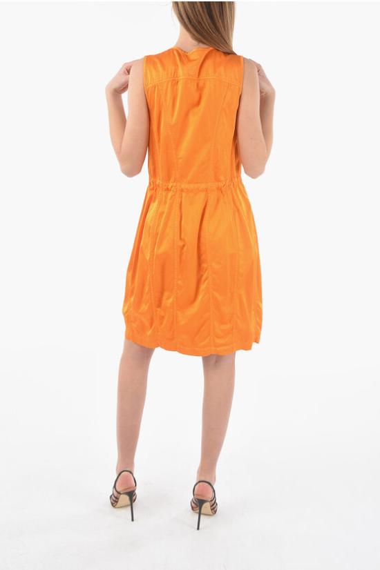  보테가베네타  숏 원피스 드레스  685024V1JE0 K 7960 Orange - BOTTEGA VENETA