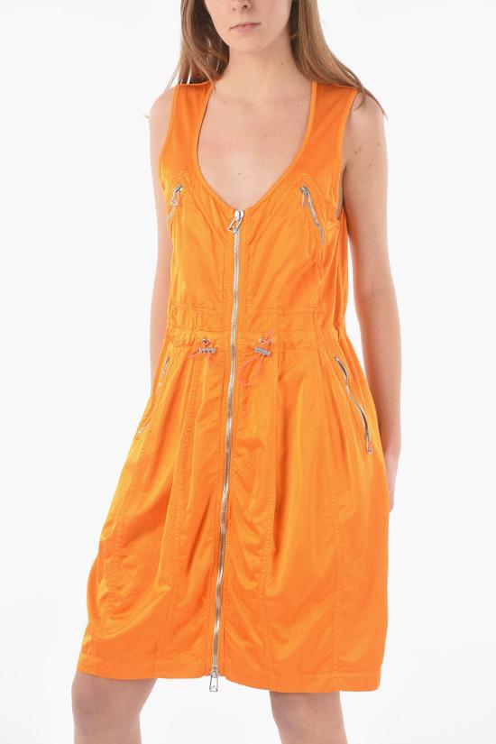  보테가베네타  숏 원피스 드레스 685024V1JE0 K 7960 Orange - BOTTEGA VENETA