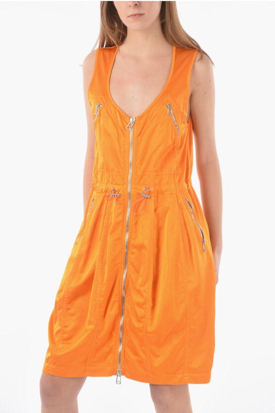  보테가베네타  숏 원피스 드레스  685024V1JE0 K 7960 Orange - BOTTEGA VENETA